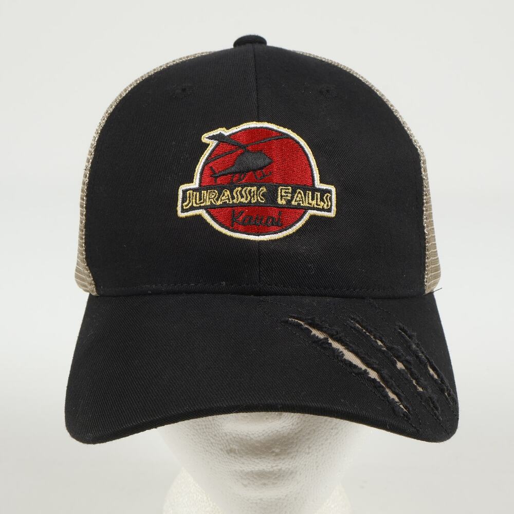 Kauai Hawaii Jurassic Falls Island Helicopters Imperial Novelty H&L Trucker Hat